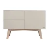 Kidsmill Sixties Commode - Oatmeal / Eiken