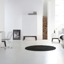 Kidsmill Sixties Kinderkamer Wit Mat / Walnoot | Bed 90 x 200 cm + Kast 2-Deurs