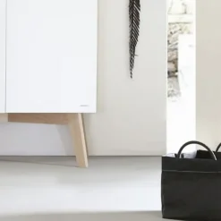 Kidsmill Sixties Kledingkast 3-deurs Wit Mat / Naturel