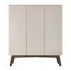Kidsmill Sixties Kledingkast 3-deurs Oatmeal / Walnoot