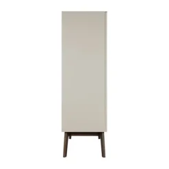 Kidsmill Sixties Kledingkast 3-deurs Oatmeal / Walnoot