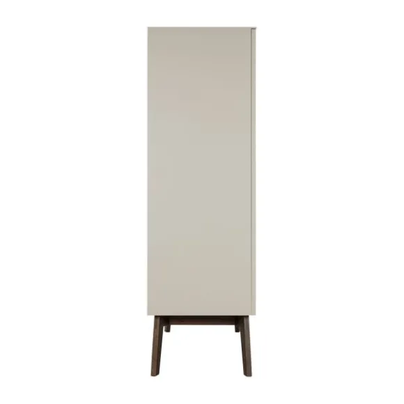 Kidsmill Sixties Kledingkast 3-deurs Oatmeal / Walnoot