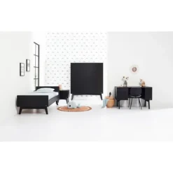 Kidsmill Sixties Nachtkastje Zwart Mat