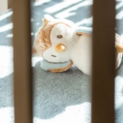 Kidsmill Soft Elegance II Boxmatras Hoes Rond Ø 90 cm - Iceblue