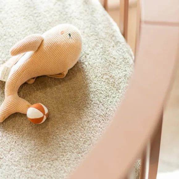 Kidsmill Soft Elegance II Boxmatras Hoes Rond Ø 90 cm - Iceblue