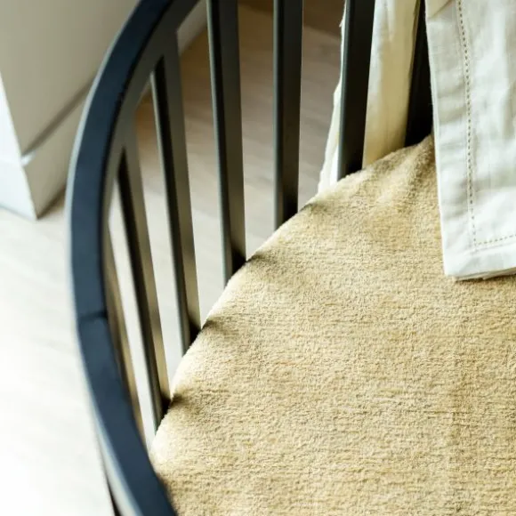 Kidsmill Soft Elegance II Boxmatras Hoes Rond Ø 90 cm - Iceblue