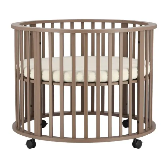 Kidsmill Soft Elegance II Boxmatras Hoes Rond Ø 90 cm - Iceblue