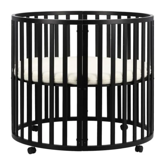 Kidsmill Soft Elegance II Boxmatras Hoes Rond Ø 90 cm - Iceblue