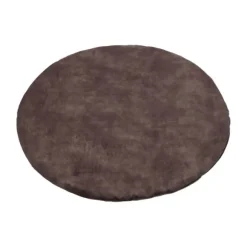 Kidsmill Velours Boxmatras Hoes Rond Naturel 90 cm