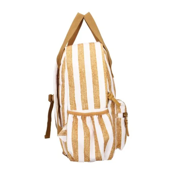 Kidzroom Lille Stripe Frenzy Rugzak - Brown