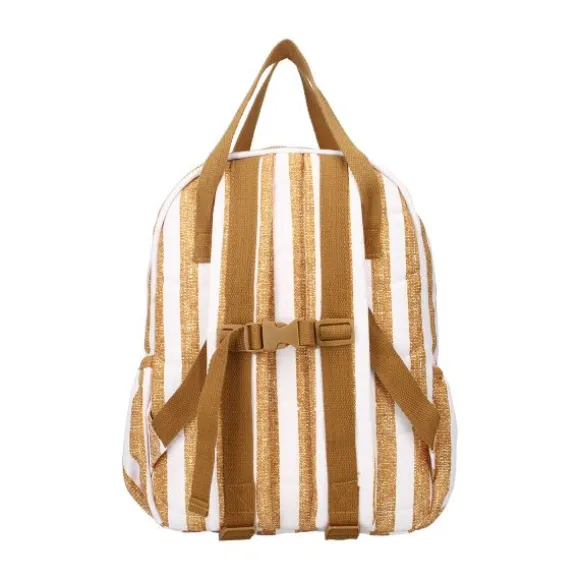 Kidzroom Lille Stripe Frenzy Rugzak - Brown