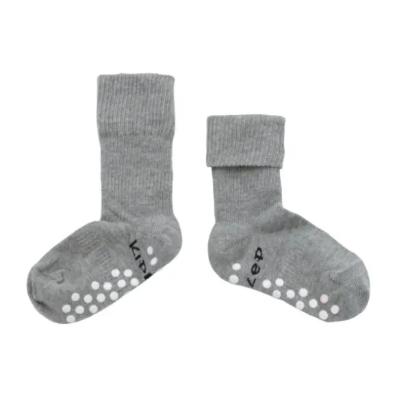 KipKep Anti-slip Blijf-Sokken - 18-24 Maanden - Grey