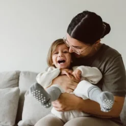 KipKep Anti-slip Blijf-Sokken - 18-24 Maanden - Grey