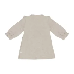 Klein Baby Ruffle Jurk - Mt. 50 - Beige Melange