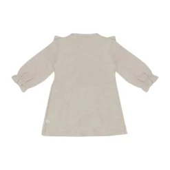 Klein Baby Ruffle Jurk - Mt. 50 - Beige Melange
