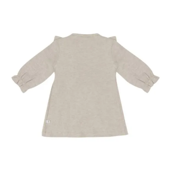 Klein Baby Ruffle Jurk - Mt. 50 - Beige Melange
