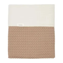 Koeka Amsterdam Wafel Ledikantdeken - Cotton Fleece - Natural