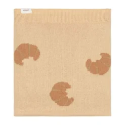 Koeka Ledikantdeken - You Bake Me Happy - 100 x 150 cm - Sand