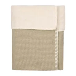 Koeka Ledikantdeken Teddy - Malaga - 100x150 cm - Sage