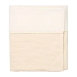 Koeka Malaga Ledikantdeken - 100 x 150 - Cotton Fleece - Warm White