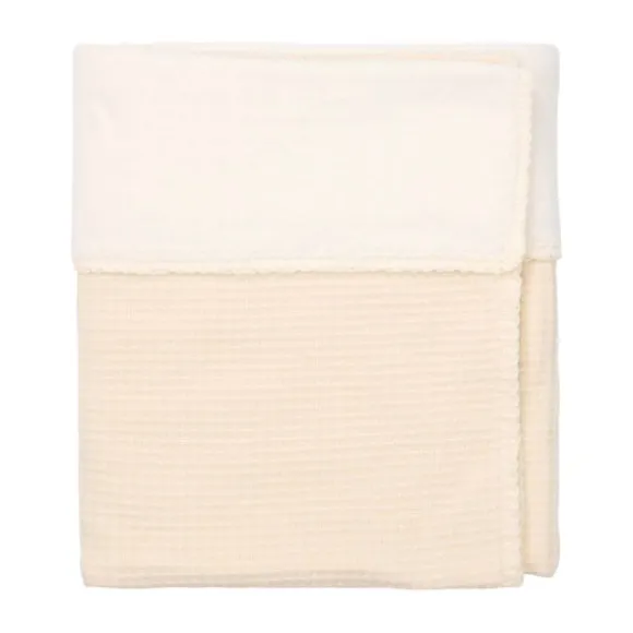 Koeka Malaga Ledikantdeken - 100 x 150 - Cotton Fleece - Warm White