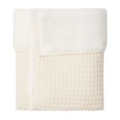 Koeka Oslo Ledikantdeken Wafel / Teddy Sand / Pebble
