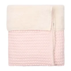 Koeka Oslo Ledikantdeken - Maat 100 x 150 - Wafel/Teddy - Candy