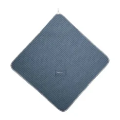 Koeka Oslo Omslagdoek - Maat 100 x 100 - Wafel/Teddy - Bluestone