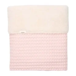 Koeka Oslo Wiegdeken - 100 x 75 - Wafel/Teddy - Candy