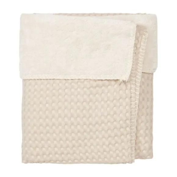 Koeka Oslo Wiegdeken Wafel / Teddy Sand / Pebble