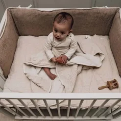 Koeka Rivoli Boxkleed – 75 x 95 cm – White / Caffe