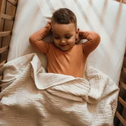 Koeka Rivoli Ledikantdeken - Maat 100 x 150 - Warm White