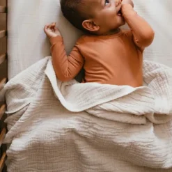 Koeka Rivoli Wiegdeken - Maat 75 x 100 - Warm White