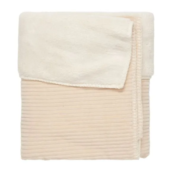 Koeka Vik Teddy Ledikantdeken Sand