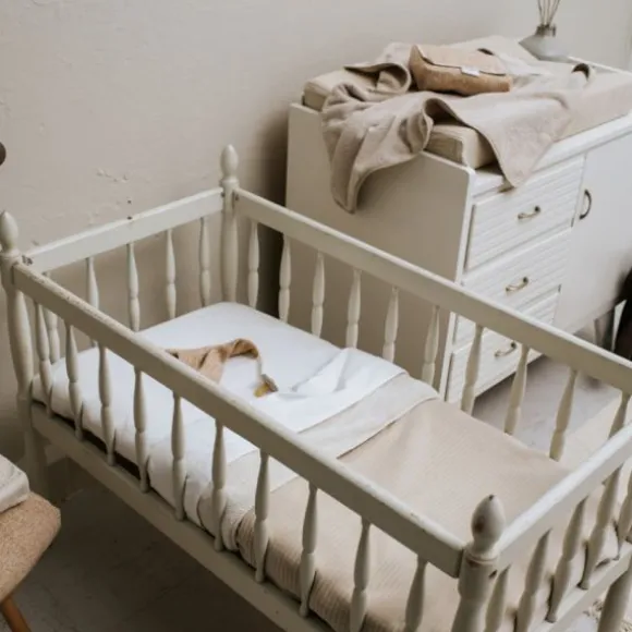 Koeka Vik Teddy Ledikantdeken Sand