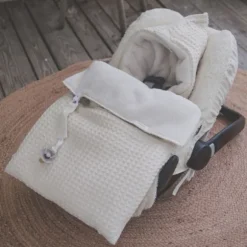 Koeka Voetenzak 0+ - Wafel/Teddy Oslo - Natural