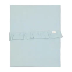 Koeka Wieg Laken & Hoeslaken Ruffle Combi Pack - Sky Onesize