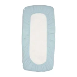 Koeka Wieg Laken & Hoeslaken Ruffle Combi Pack - Sky Onesize