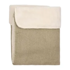 Koeka Wiegdeken Teddy - Montreal - 75x100 cm - Moss