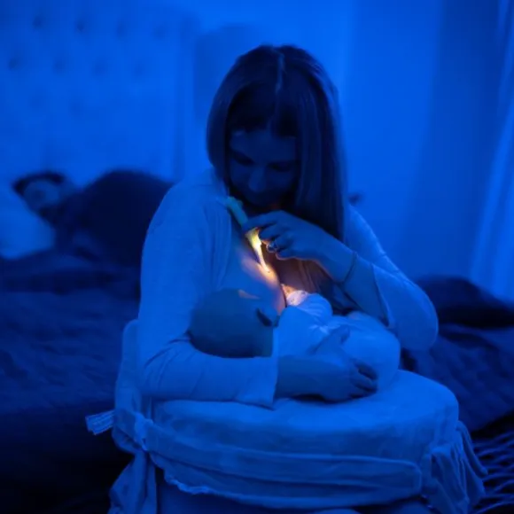 LatchLight Voedingslampje - Mint / White