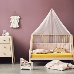 Leander Linea Babybed - Beech