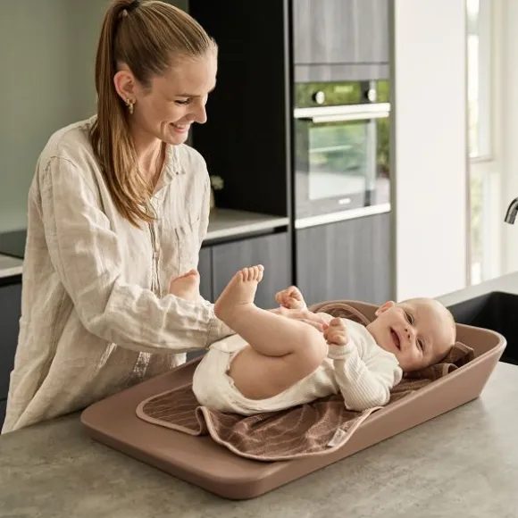 Leander Matty Aankleedkussen Topper - Woodland - Clay