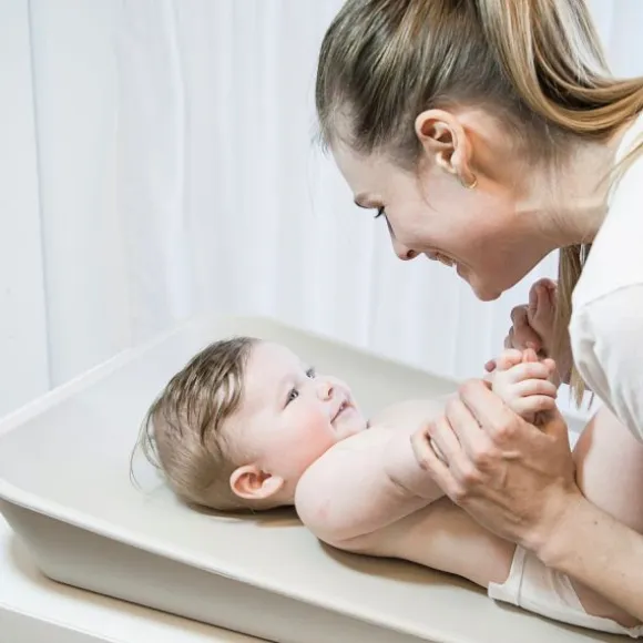 Leander Matty Aankleedkussen Topper - Woodland - Clay