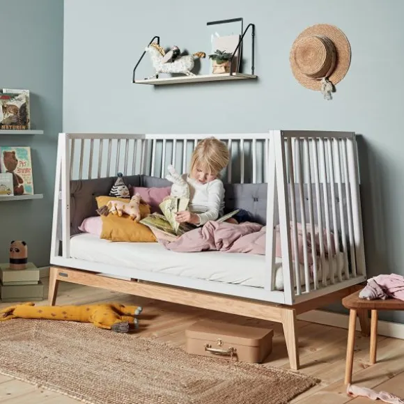 Leander Ombouwset Luna Babybed - Grijs - 120 cm