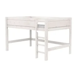 Life Time Halfhoogslaper Deluxe - White Wash - 120 cm