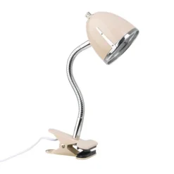 Life Time Knijplamp - Chroom - Rose Blush