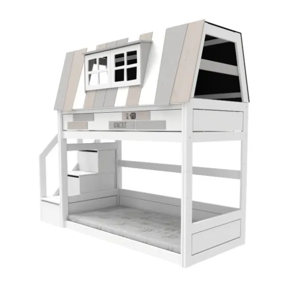 Life Time Laag Huisbed My Hangout - White Wash - Rolbodem