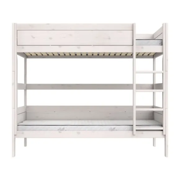 Life Time Stapelbed Deluxe - White Wash - 120 cm