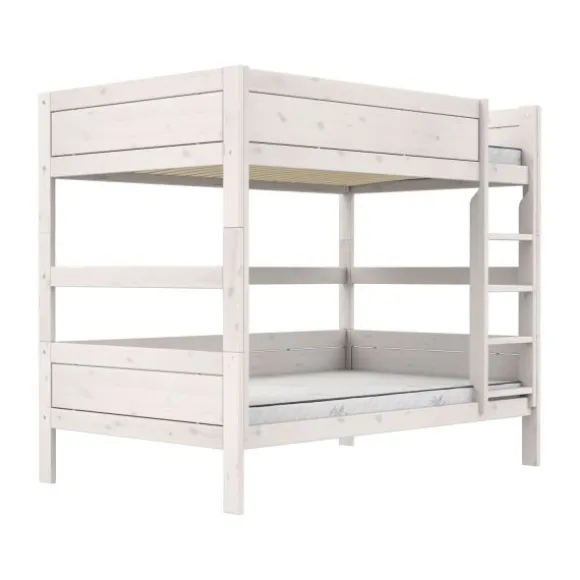 Life Time Stapelbed Deluxe - White Wash - 120 cm