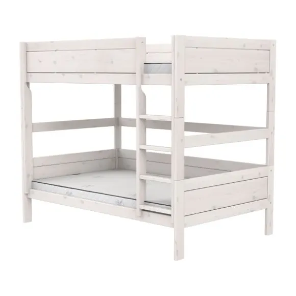 Life Time Stapelbed Deluxe - White Wash - 120 cm